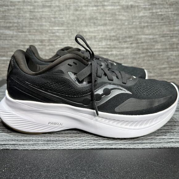 Saucony Guide 15 Shoes Athletic Running Black Sneakers - Womens 7 - Picture 6 of 14
